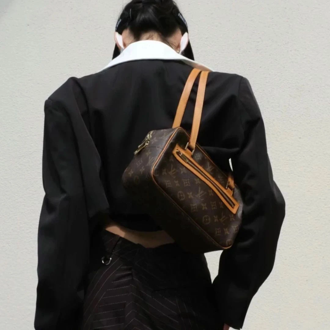 95新 LouisVuitton/路易威登 /8613502/开口笑吐司包小号配皮换新