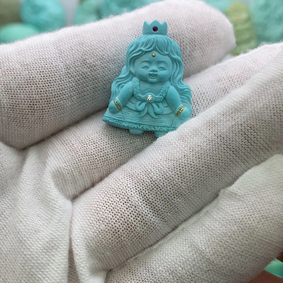 绿松石未镶嵌戒指