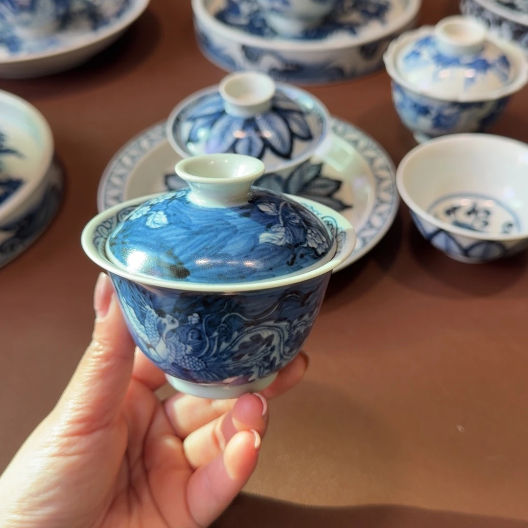 手工手绘茶具微瑕