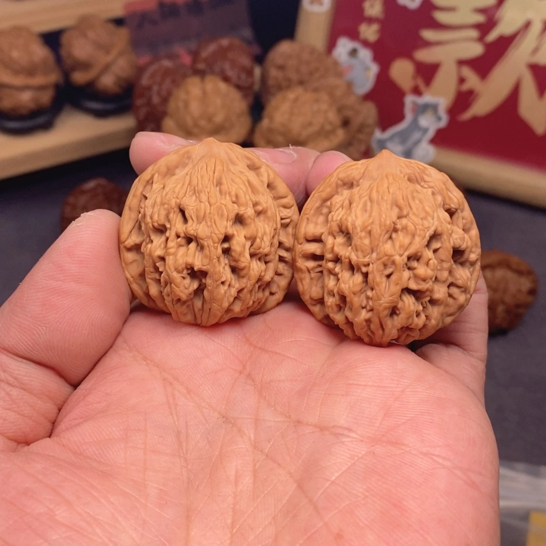 把件文玩核桃玩家必备系列36尺麦穗虎头