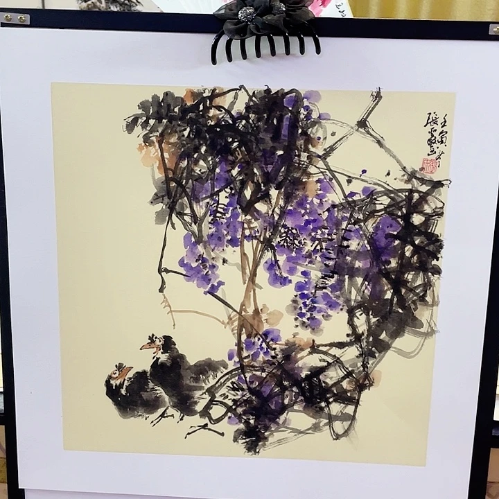 国画张圣敏先生纯手绘作品