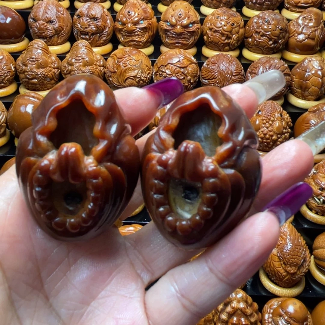 把件橄榄核橄榄球