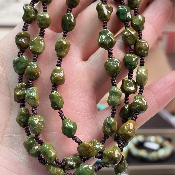 未镶嵌绿松石珠宝奇石