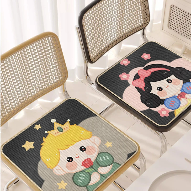 冰丝夏季椅子坐垫学生办公室久坐卡通可爱透气姐妹闺蜜情侣款屁垫