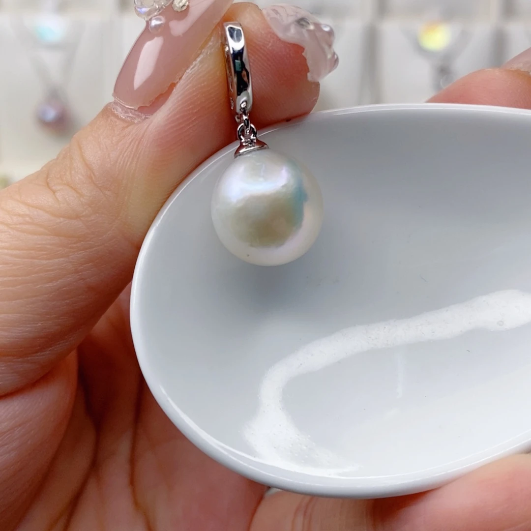 淡水珍珠吊坠(赠链)合金