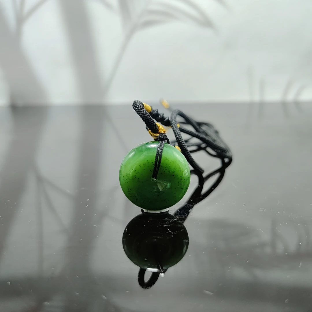 L和田玉碧玉平安扣吊坠0693