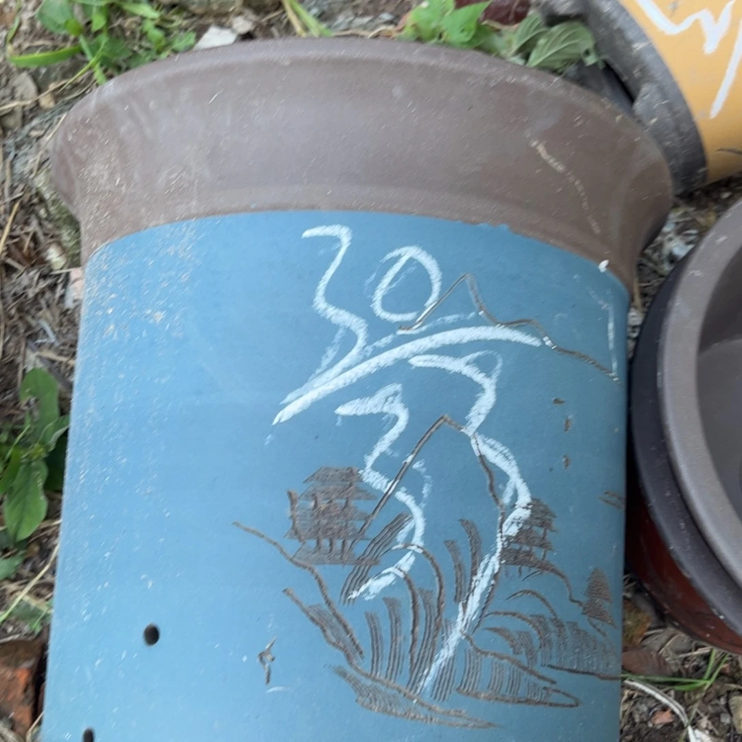 紫砂花盆紫砂花盆