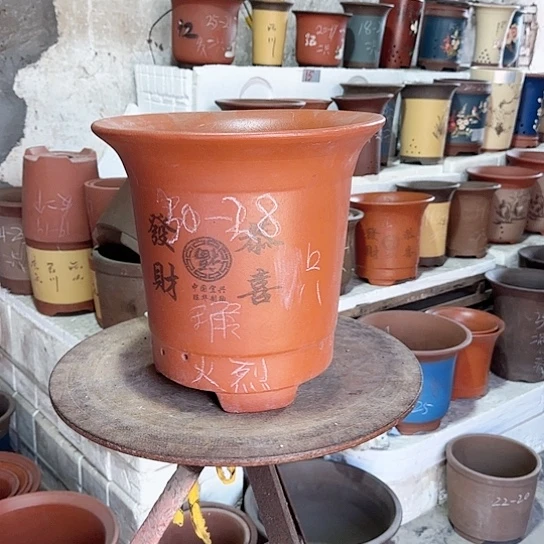 紫砂花盆源头工厂清仓处理21号