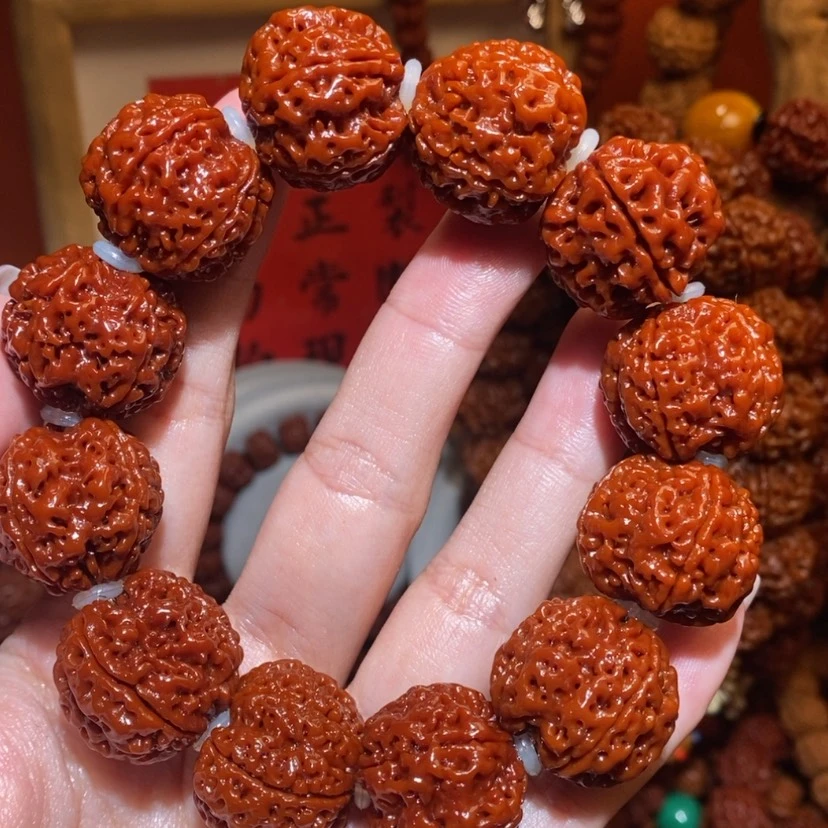 【闪购商品】金刚菩提手串235玉化