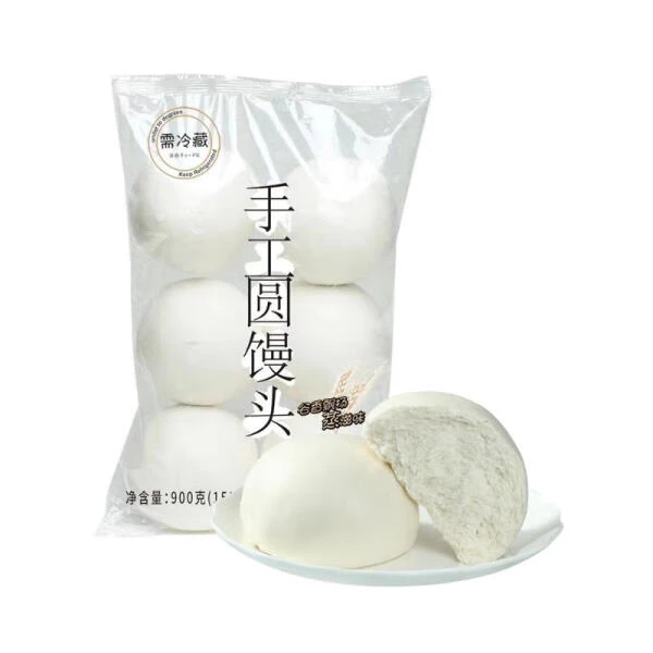 手工圆馒头 900g(150g*6)