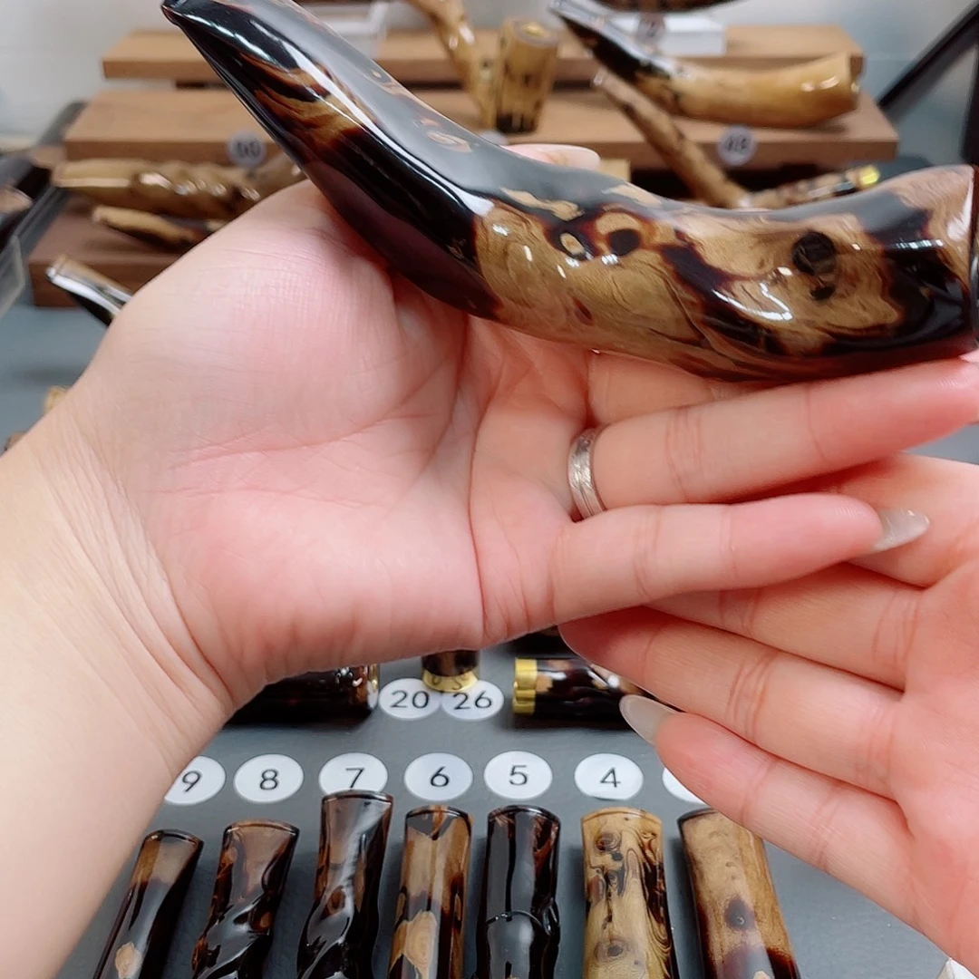 快***声木手工烟嘴一物一拍