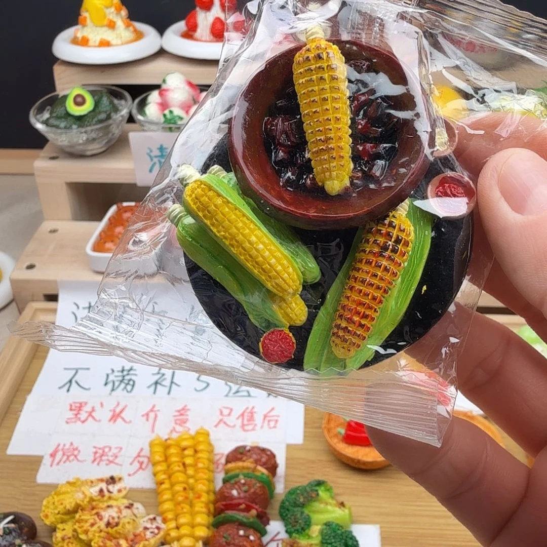 树脂食玩冰箱贴 凭开箱视频售后