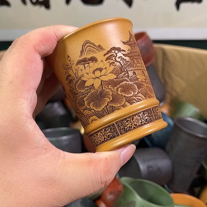 茶杯紫砂全手工紫砂主人杯