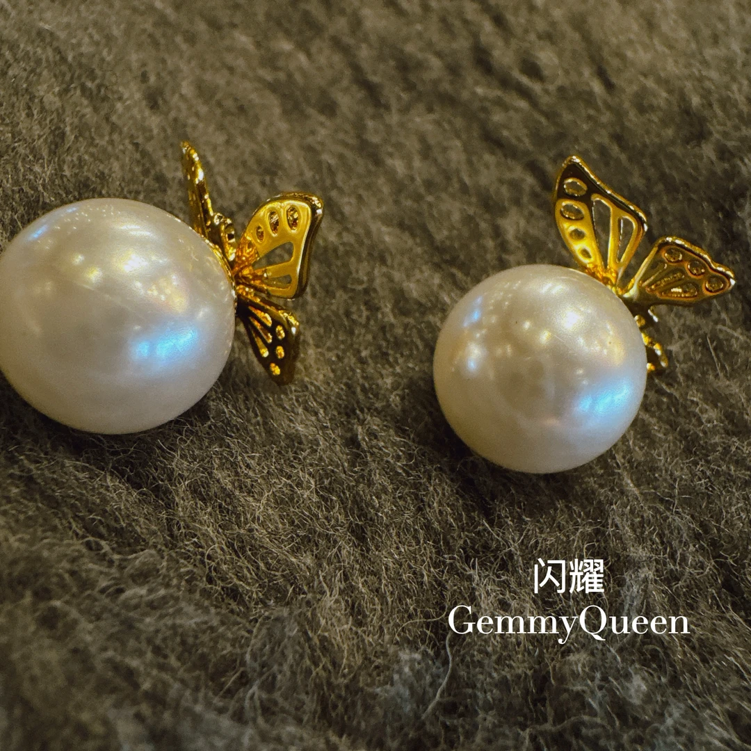 铜合金仿珍珠耳饰 闪耀GemmyQueen耳环GQ01600