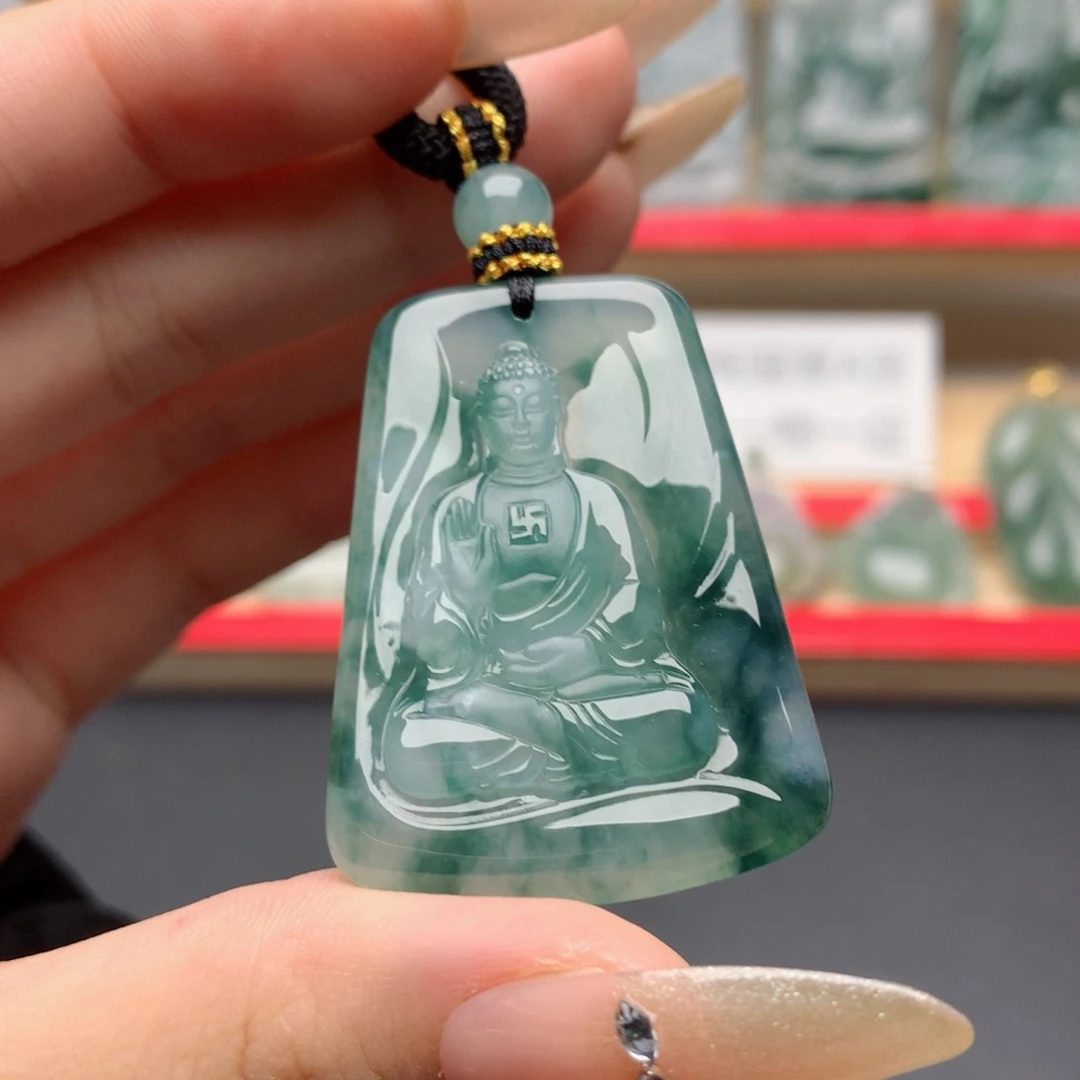 颈饰未镶嵌翡翠阿弥陀佛