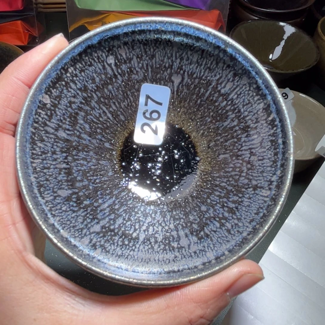 茶盏枫**秋全手工原矿原釉建盏