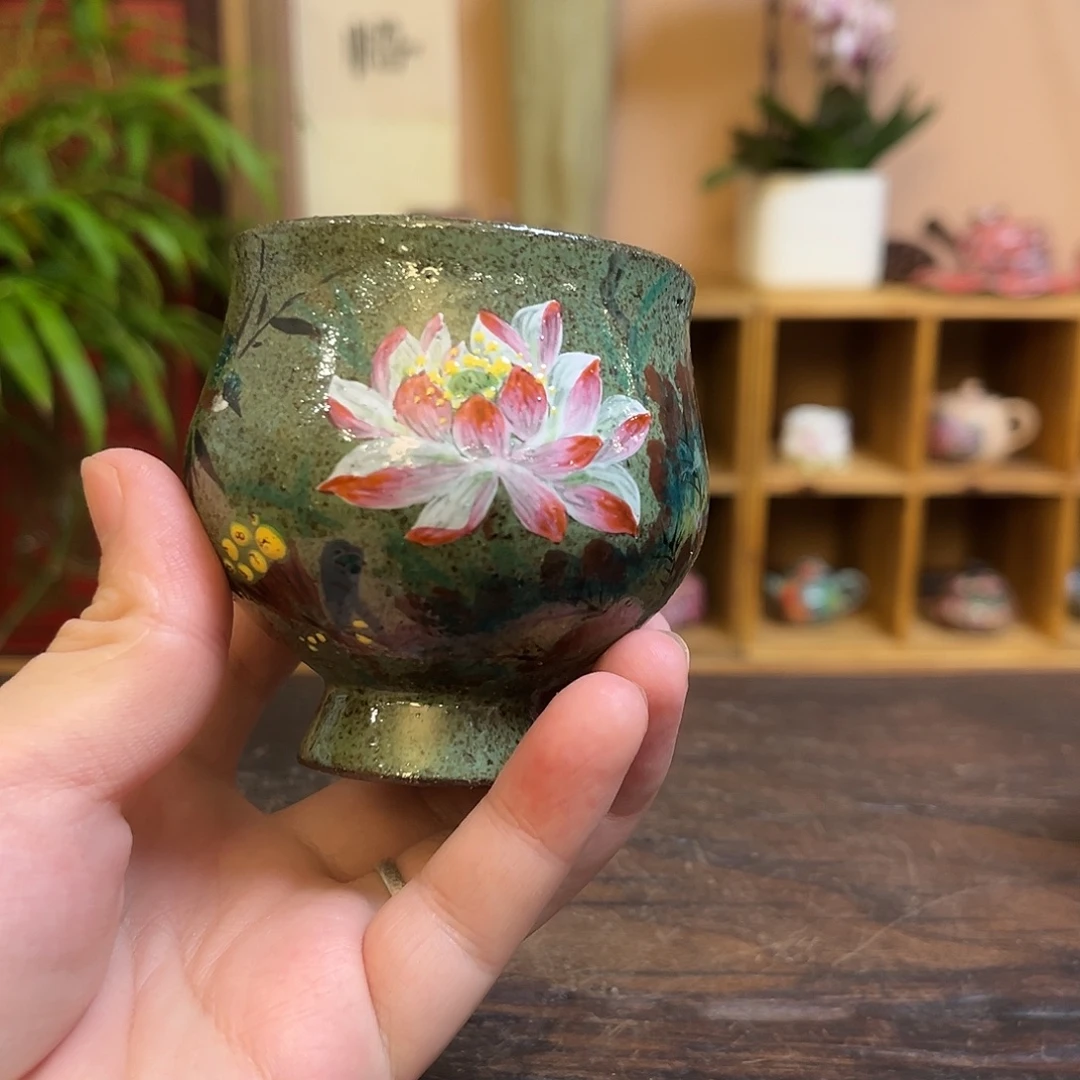美***西柴烧手工手绘陶瓷