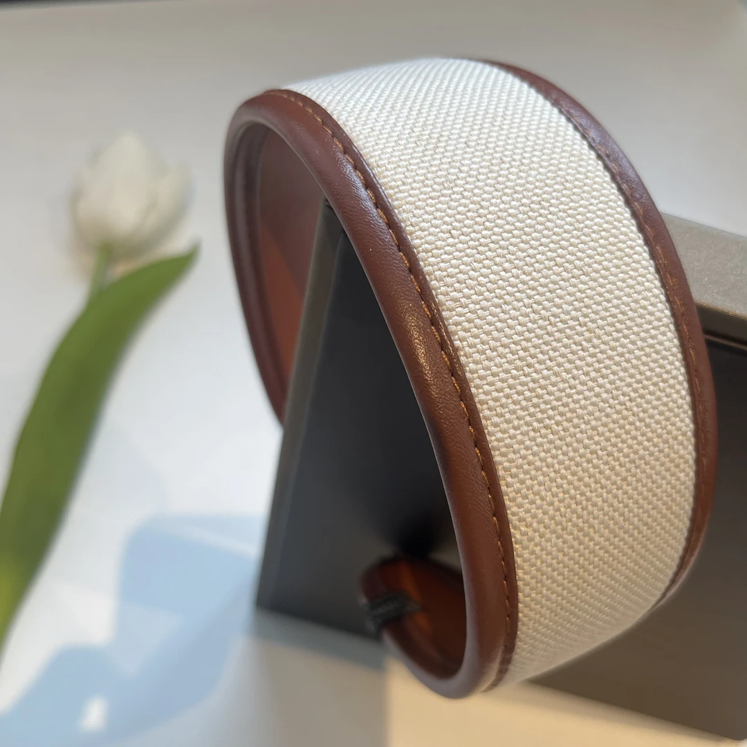 FF123｜发箍｜棕色细编织纹理发箍5cm｜淘贩