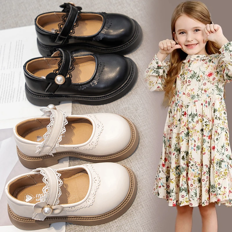 女童小皮鞋2025春款新款儿童黑色乐福春秋单鞋公主鞋软底鞋CC601