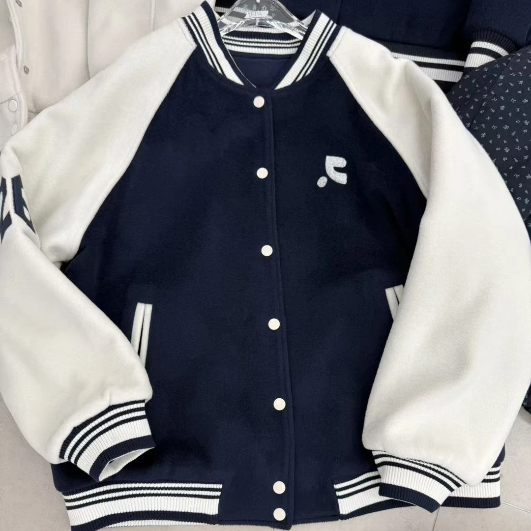 SY潮童 2593毛呢加厚两面穿棒球服外套
