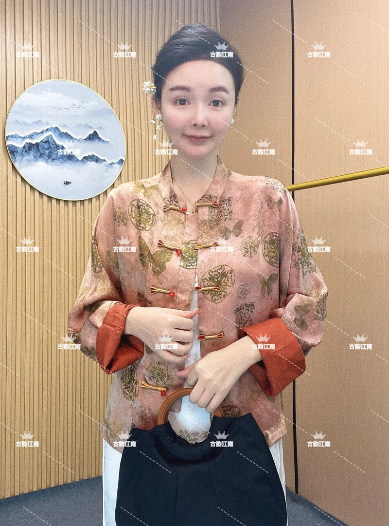 【古韵江南】专属定制·注重品质新中式定制款国风盘扣新款外套D3604