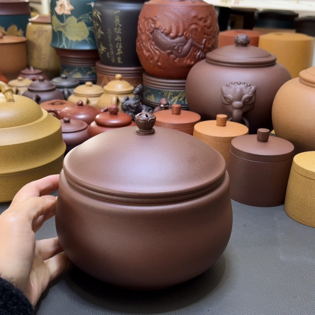 紫砂茶叶罐紫砂茶具
