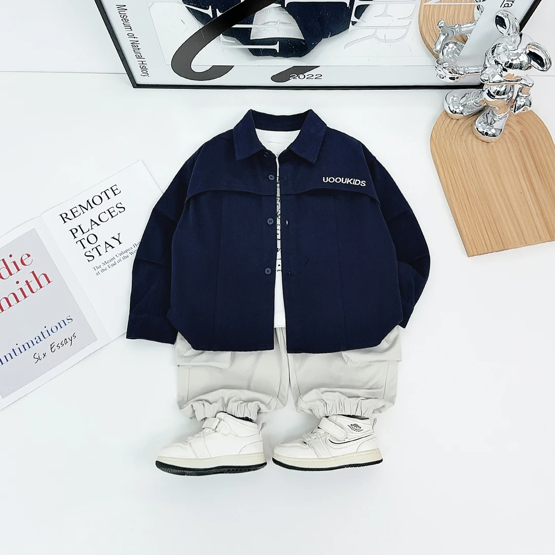 男童外套秋冬款2025秋新款秋装儿童夹克潮 HZ25914 悠悠童话童装