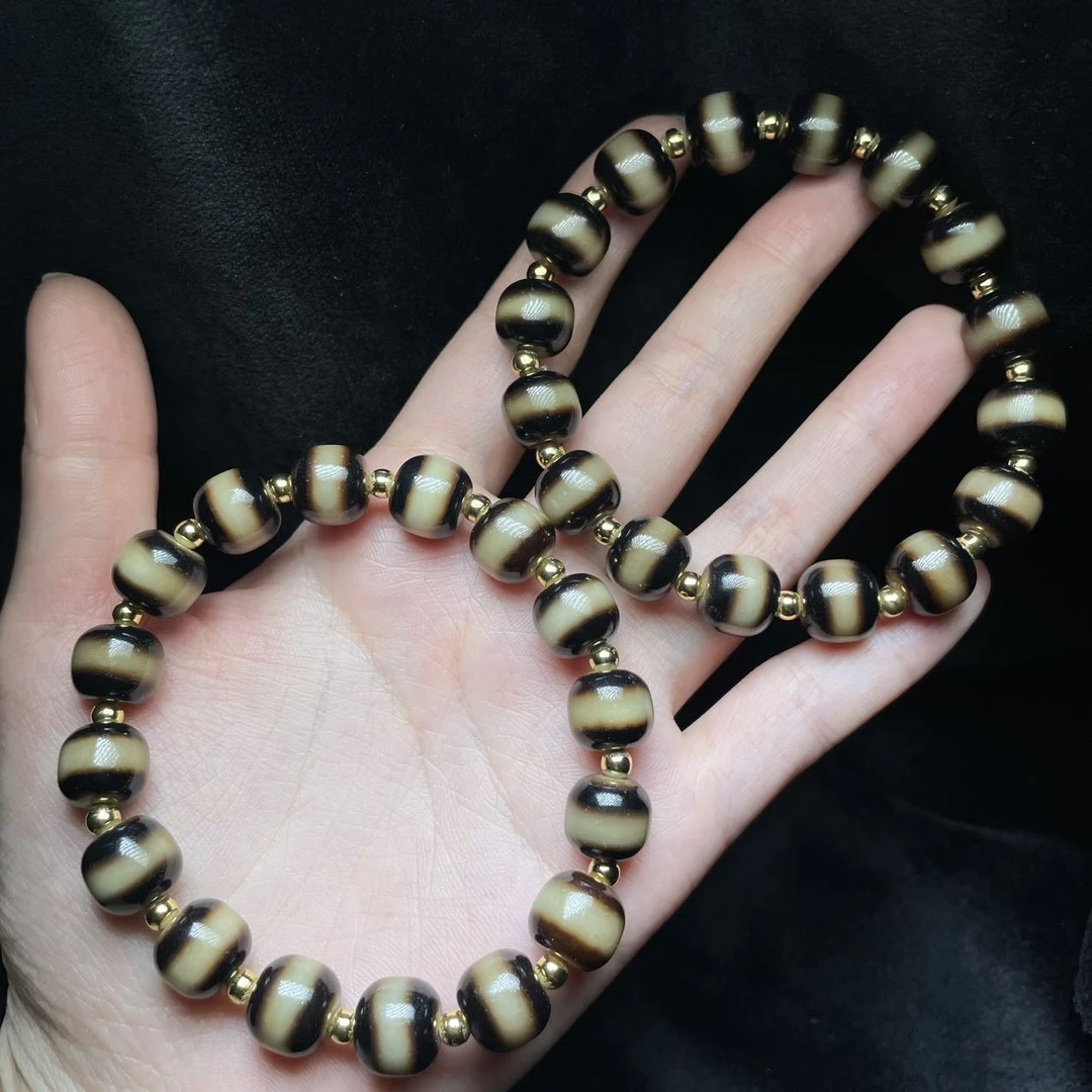 【曹美丽精选】 H49322-玛瑙单圈手串（一线）多样性发其一-10mm