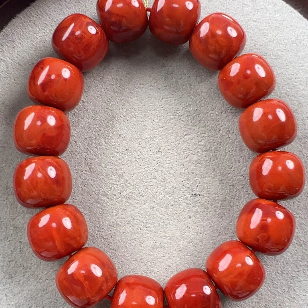 南红玛瑙手串未镶嵌