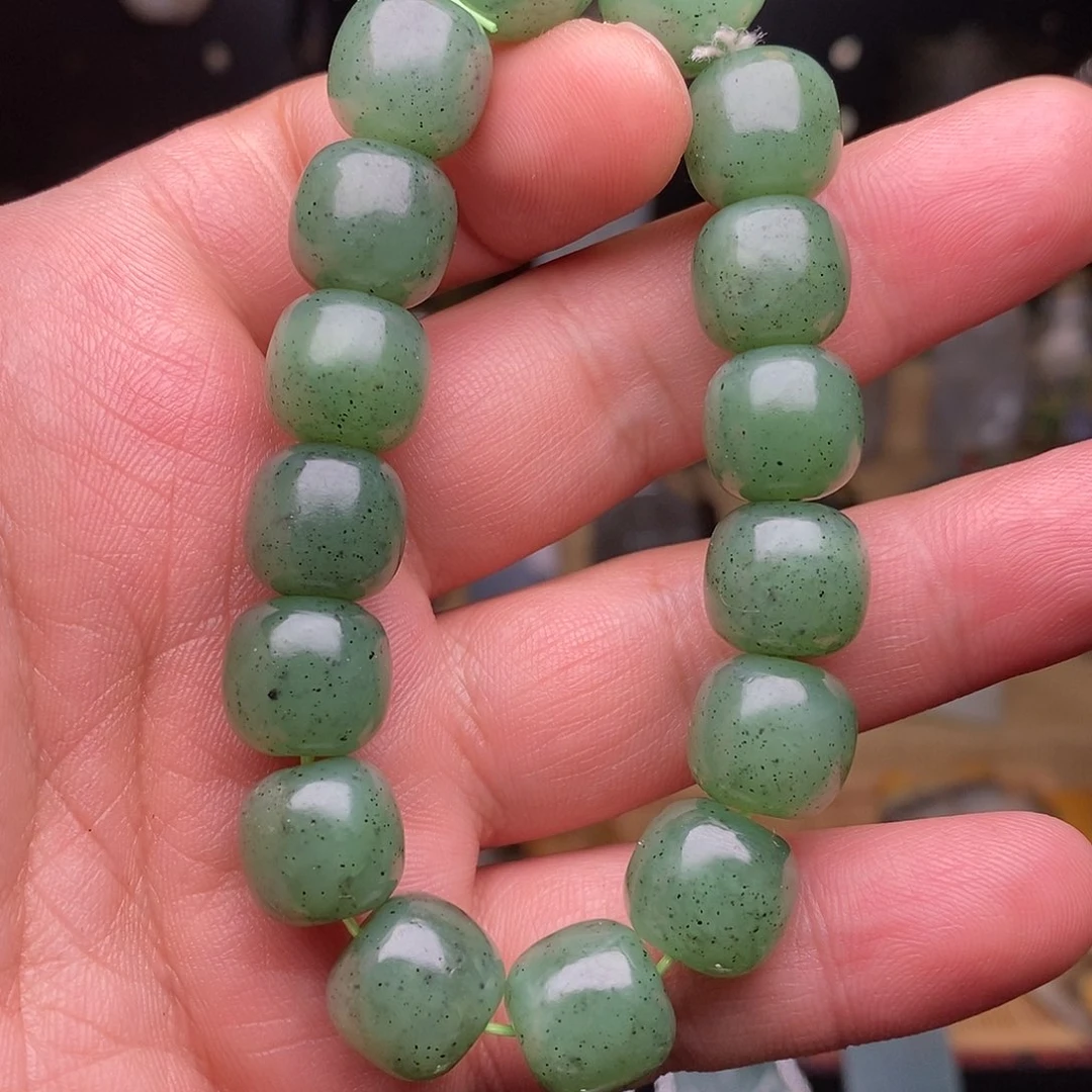 和田玉颈饰未镶嵌12×13