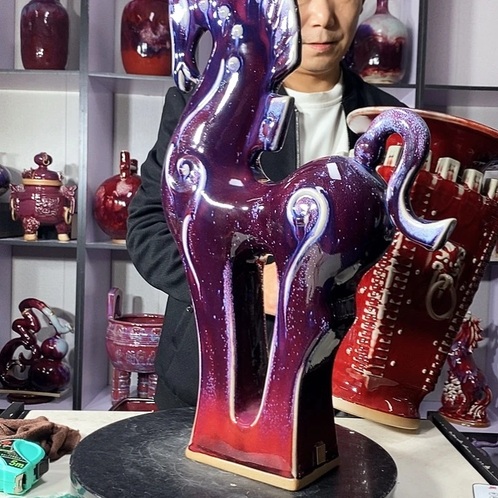 瓷片中国神垕精品钧瓷