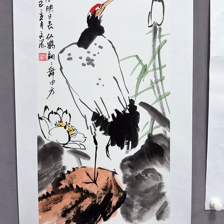 国画亲笔手绘放心去藏