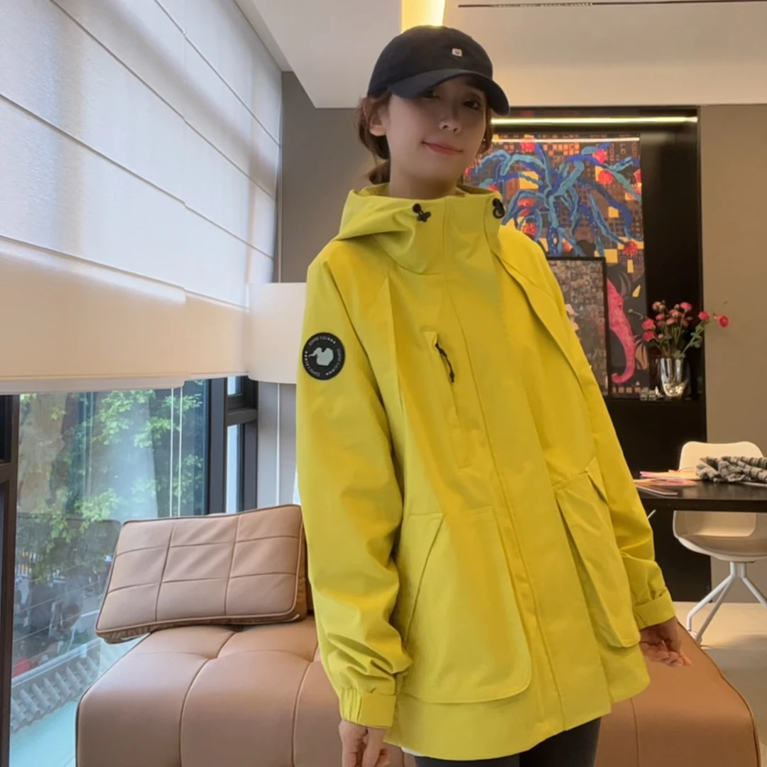 徐靖靖【冲锋外套】长袖女新款时尚春秋洋气高档户外休闲衣2502115