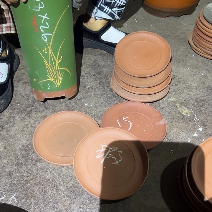 紫砂花盆托盘紫砂