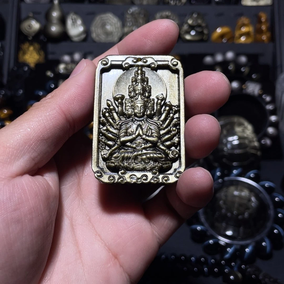 未镶嵌黑曜岩珠宝奇石ෆ**签