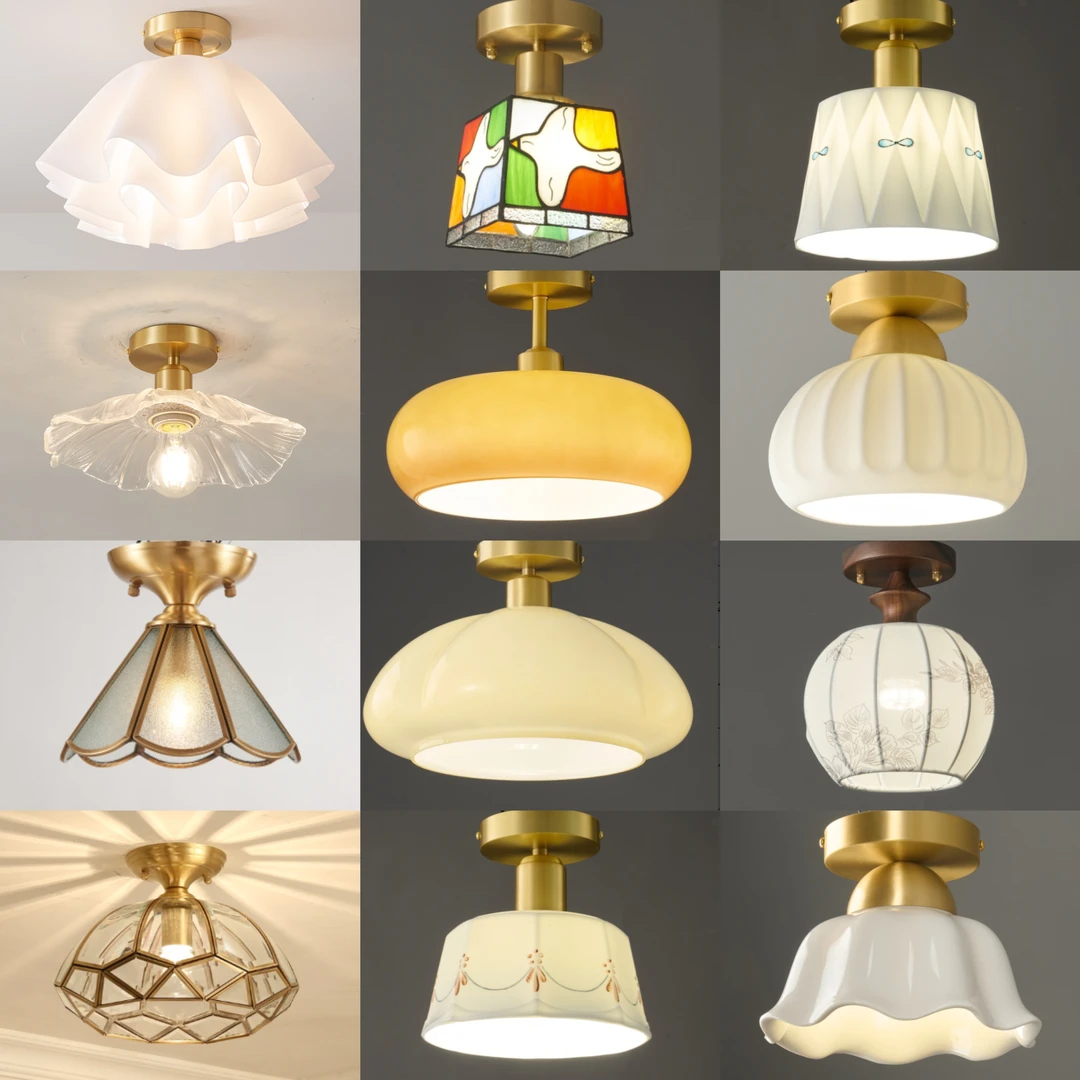 吸顶灯新款客厅轻奢简约阳台灯家居过道灯创意个性玄关走廊灯北欧