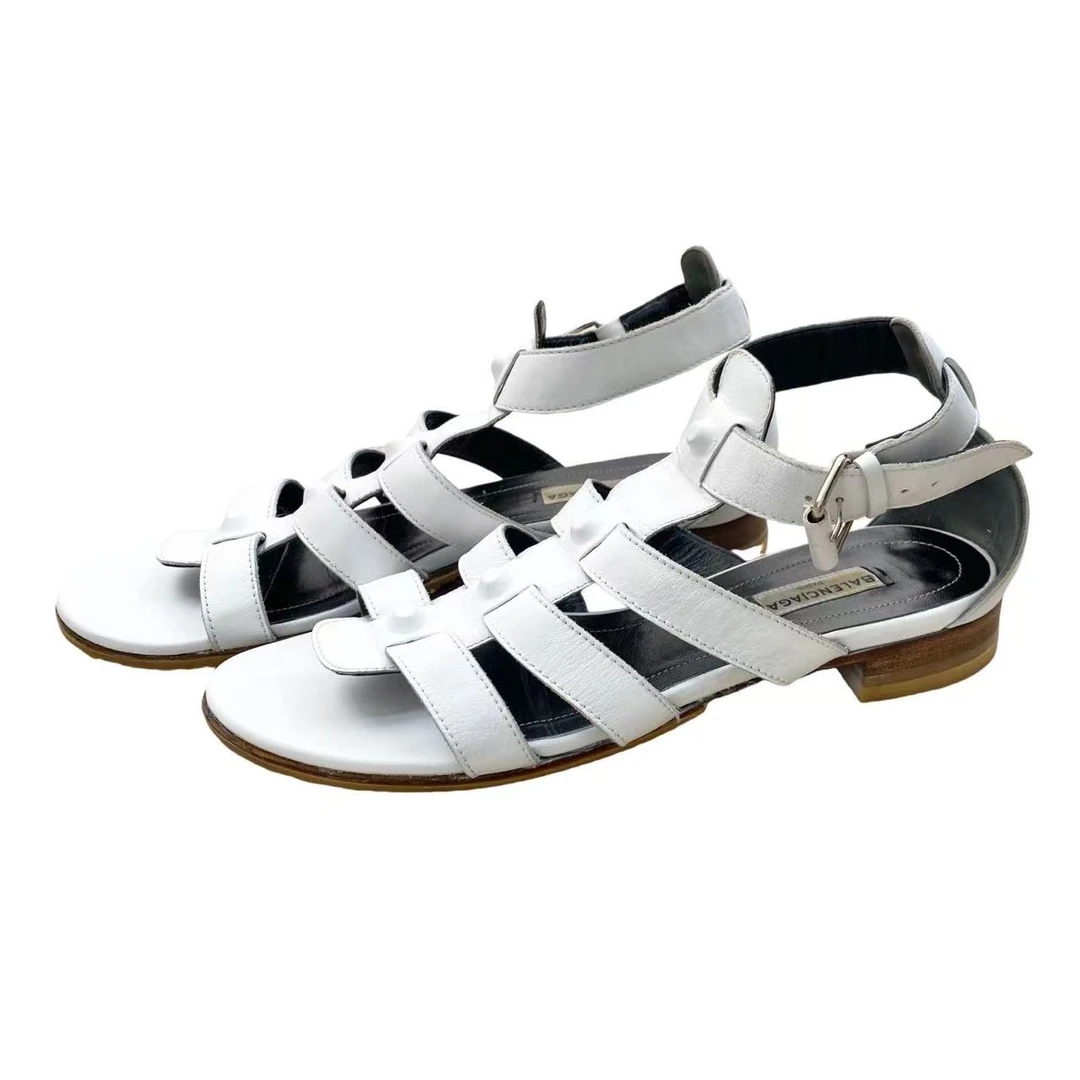 95新 Balenciaga/巴黎世家  pp1171 编带休闲凉鞋 38码
