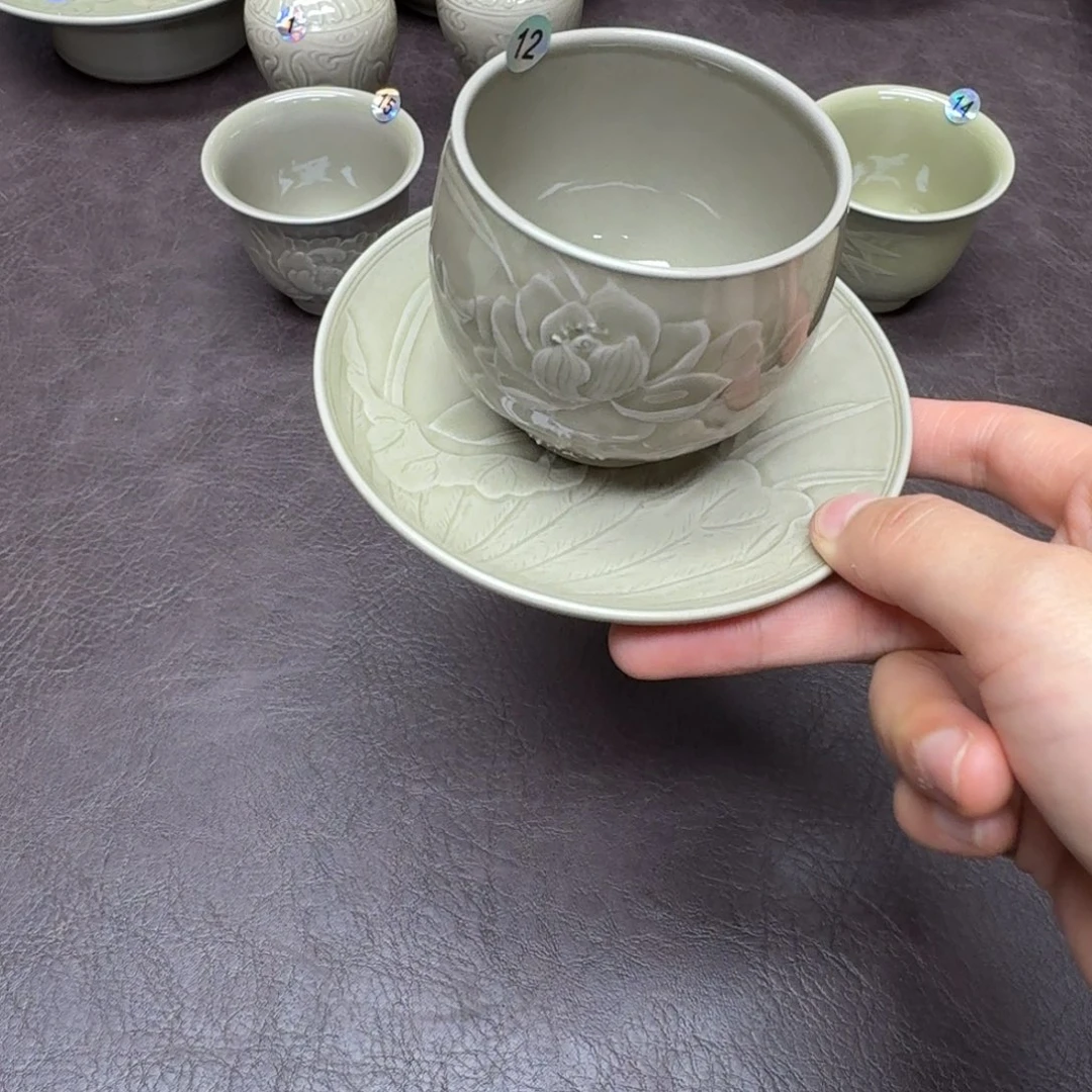 风***月青瓷杯子杯子杯子特价