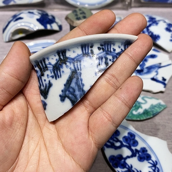 金铜精品瓷片标本