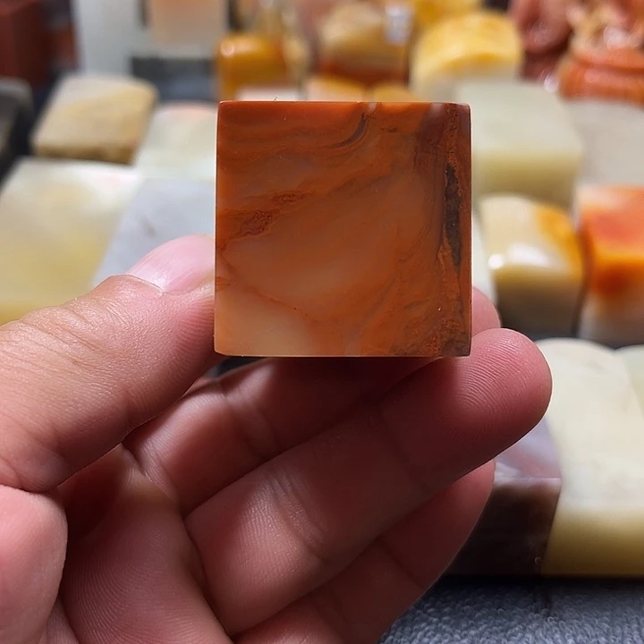 昌化石印石昌化朱砂印章