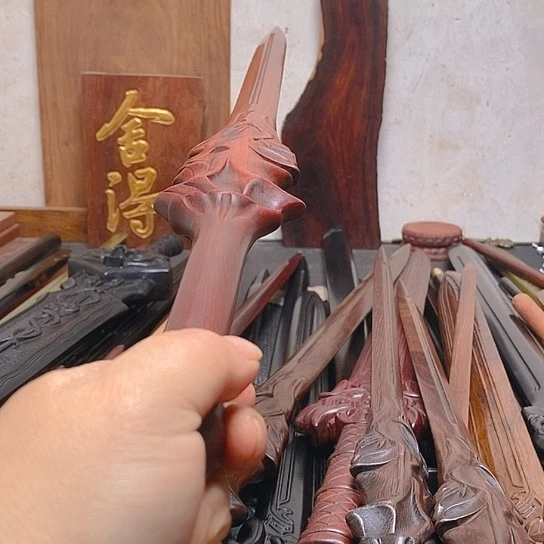 紫檀木木80长盖聂