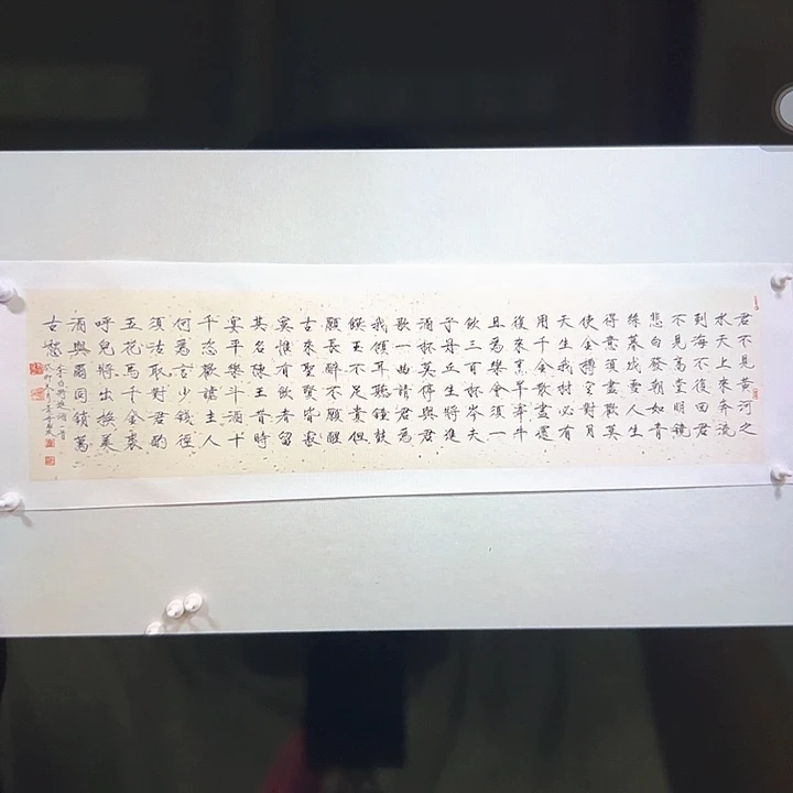 国画四平尺多字书法