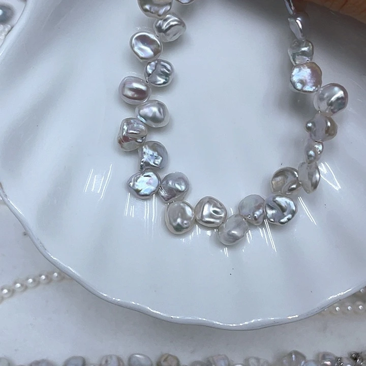 银S925镶嵌手绳淡水珍珠
