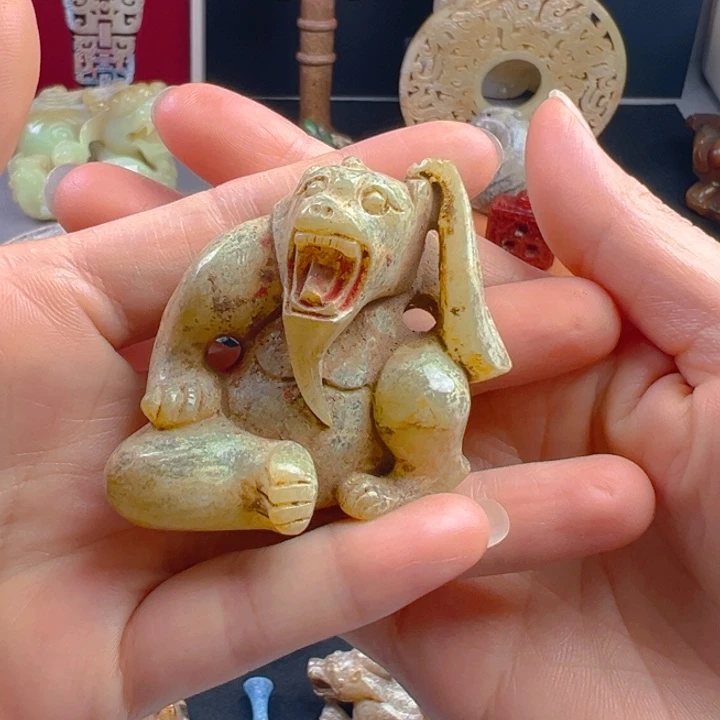 和田玉（糖玉）未镶嵌挂件传****藏