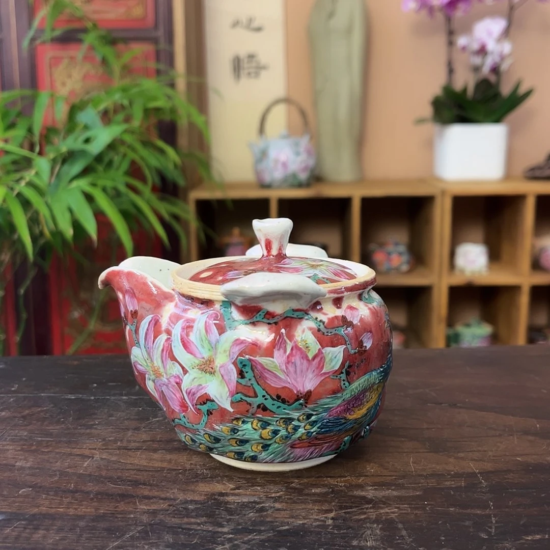 景德镇柴烧手工手绘茶具
