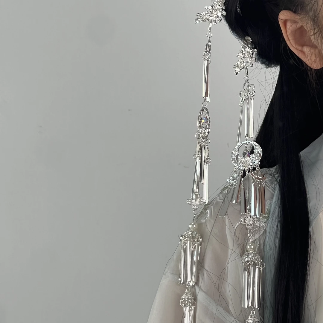 银月 发饰古风复古/宫廷头饰步摇民族风古装国风发簪少女风