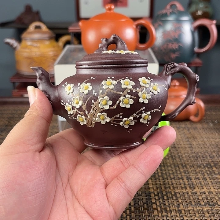 普***杰紫砂茶壶宜兴原矿手工紫砂壶