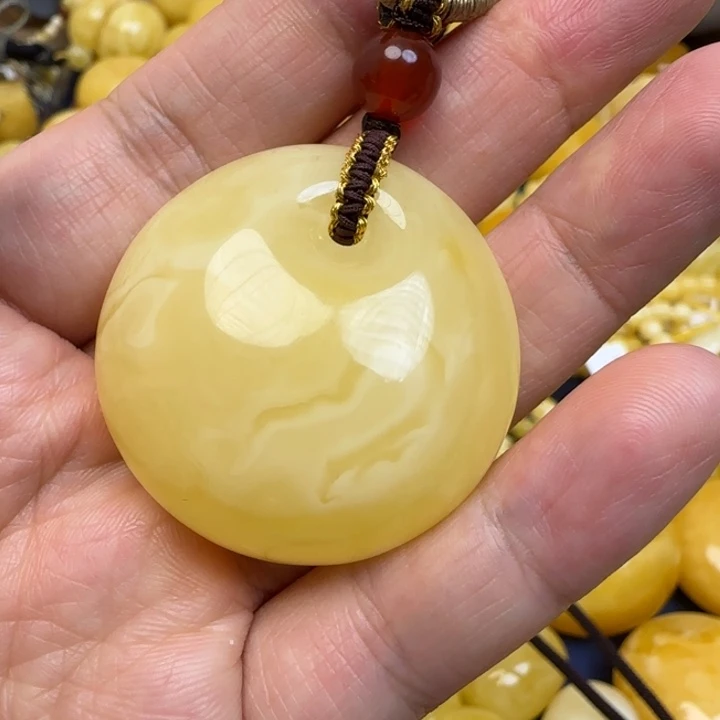 蜜蜡未镶嵌颈饰天然蜜蜡
