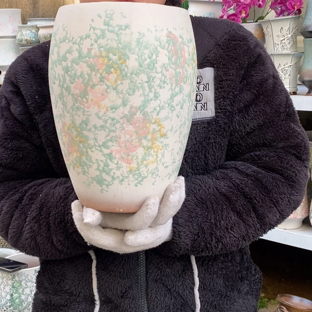 紫砂花盆口18高28福利