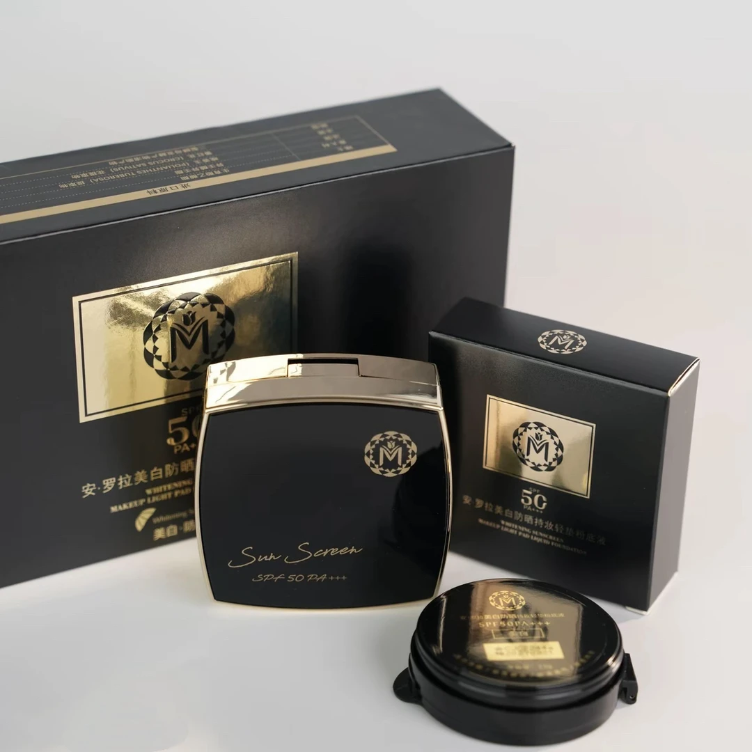 安罗拉防晒持妆轻垫粉底液气垫霜BBCC霜遮瑕提亮定妆持久咪朵拉